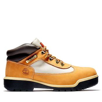 Timberland Férfi Field Mid Cut Vízálló Bakancs Teve